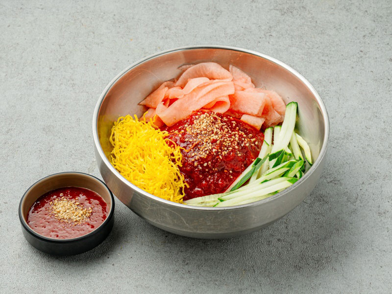 냉쫄불비빔국수